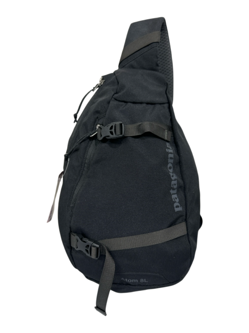 Patagonia Black Nylon Buckle Detail Zip Pockets Side Bag Bag Black / S