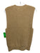 Toteme Size L Beige cotton & polyamide V Neck Sleeveless Vest Beige / L