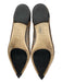 Fendi Shoe Size 38.5 Black & Brown Leather & Mesh Pointed Toe Monogram Flats Black & Brown / 38.5