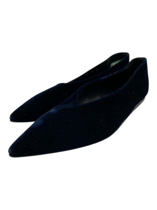 Stella McCartney Shoe Size 38 Blue Velvet Pointed Toe Flats Blue / 38