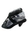 Stella McCartney Shoe Size 38 Black & Brown Faux Leather Wood Strappy Shoes Black & Brown / 38