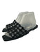 Toteme Shoe Size 38 Black Goat Skin Leather Knotted Cord Braided Bandeau Shoes Black / 38