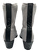 No 21 Shoe Size 38 Gray textile upper Knit Western Sock Low Calf Height Boots Gray / 38