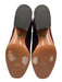 Dior Shoe Size 39 Maroon Purple Leather Upper Suede Side Zip Block Heel Boots Maroon Purple / 39