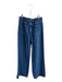 Frame Size 26 Medium Wash Lyocell Zip Fly Waist tie Belt loops Wide Leg Jeans Medium Wash / 26