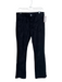 Paige Size 12 Black No Fabric Tag Mid Rise Velvet Zip Fly Boot Cut Pants Black / 12