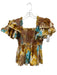 Love The Label Size S Yellow, Brown, Multi Cotton Abstract Print smocked Top Yellow, Brown, Multi / S