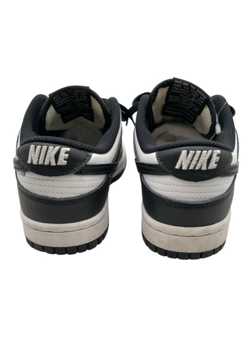 Nike Shoe Size 6.5 Black & White Leather Colorblock Lace Up Low Top Sneakers Black & White / 6.5