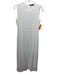 Jenni Kayne Size S White Linen & Viscose Keyhole Sleeveless Back Zip Dress White / S