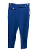 Veronica Beard Size 4 Blue Polyamide & Elastane Zip Fly Slim Fit High Rise Pants Blue / 4