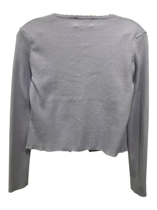 Rouje Size 36 Lilac Cotton Tie Detail Sweater Set Lilac / 36
