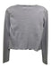 Rouje Size 36 Lilac Cotton Tie Detail Sweater Set Lilac / 36