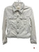Zadig & Voltaire Size S White Cotton Rhinestone Embellished Button Front Jacket White / S