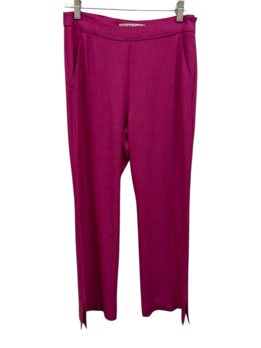 Trina Turk Size Est 4 Hot pink Missing Fabric Tag Side Zip Pocketed Pants Hot pink / Est 4