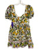 Farm Rio Size XS White, Green & Yellow Cotton Botanical Fruit Print Dress White, Green & Yellow / XS
