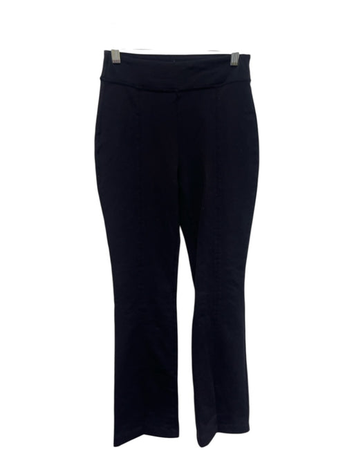 Alo Yoga Size S Black Nylon Blend Mid Rise Split Hem Flare Leggings Black / S