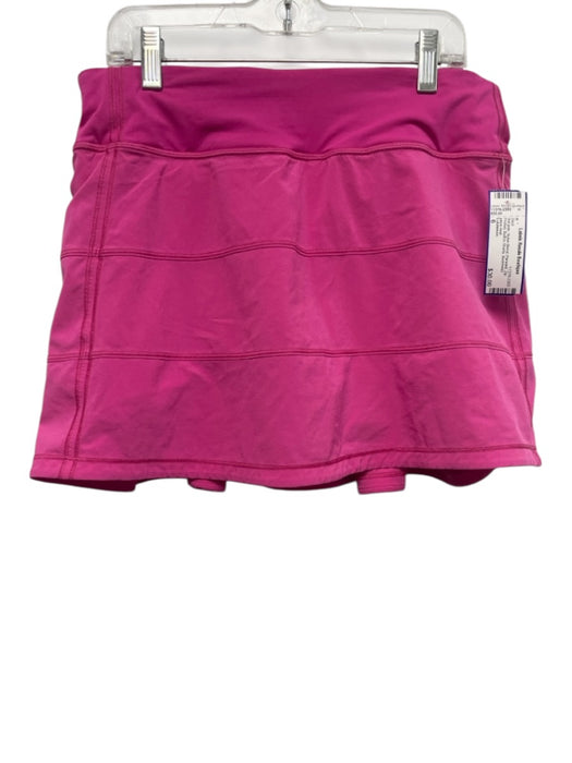 Lululemon Size 6 Hot pink Nylon Blend Paneled Zip Pocket Built in Shorts Skirt Hot pink / 6