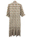 Holly Shae Design Size S/M White, Red, Multi Cotton Stripe Berry Maxi Dress White, Red, Multi / S/M