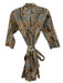 Holly Shae Design Size XS/S Brown, Blue, Black Cotton Birds & Leaves Tunic Dress Brown, Blue, Black / XS/S