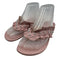 Clorinda Antinori Shoe Size 37 Pink Leather Ruffle Studded Thong Sandals Pink / 37