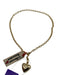 Roxanne Assoulin Gold Gold Tone Metal Heart Pendant Necklace Gold