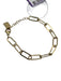 Miranda Frye Gold paperclip chain Lobster Clasp Bracelet Gold