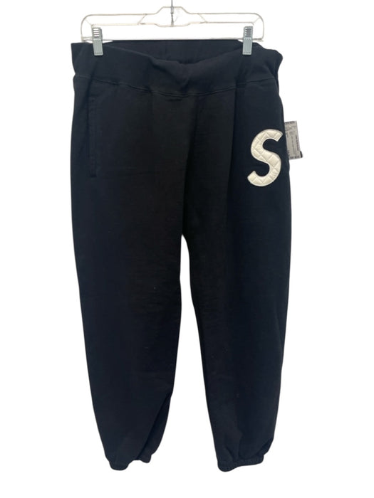 supreme Size M Black Cotton Solid Jogger Men's Pants Black / M