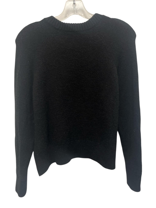 Alice + Olivia Size XS Black Acrylic Blend Crew Neck Long Sleeve Sweater Black / XS