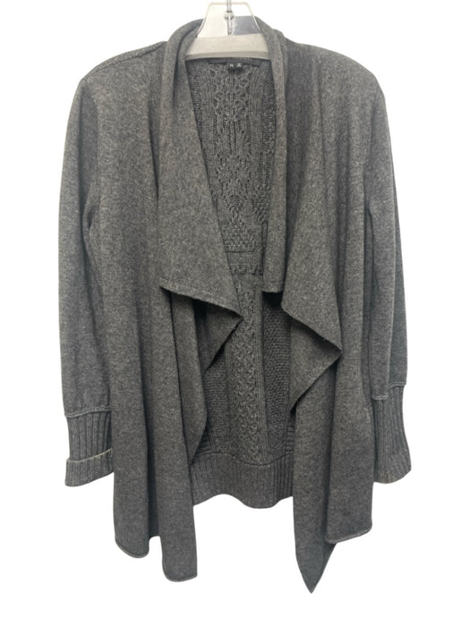 Skull Cashmere Size XS Dark Gray Cashmere Open Front Pockets Cardigan Dark Gray / XS
