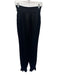 Alice + Olivia Size S Black Triacetate Blend Tie Belt Satin Pants Black / S