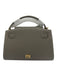 Parisa Wang Green Leather Pebbled Gold Hardware Top Handle Feet Bag Green / Mini
