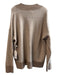 Kerisma Size Est S Tan Polyester Blend High Neck Knit Long Sleeve Sweater Tan / Est S