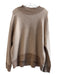 Kerisma Size Est S Tan Polyester Blend High Neck Knit Long Sleeve Sweater Tan / Est S