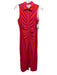 Flora Bea Size S Pink & Orange Polyester Jersey Floral Sleeveless Dress Pink & Orange / S