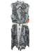 Dizzy Lizzie Size S Black, White, Yellow Cotton Semi Sheer Mixed Floral Dress Black, White, Yellow / S
