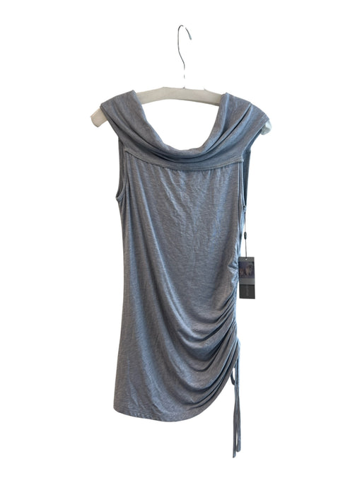 Lola & Sophie Size Small Grey No Fabric Tag Side Ruching Sleeveless Top Grey / Small