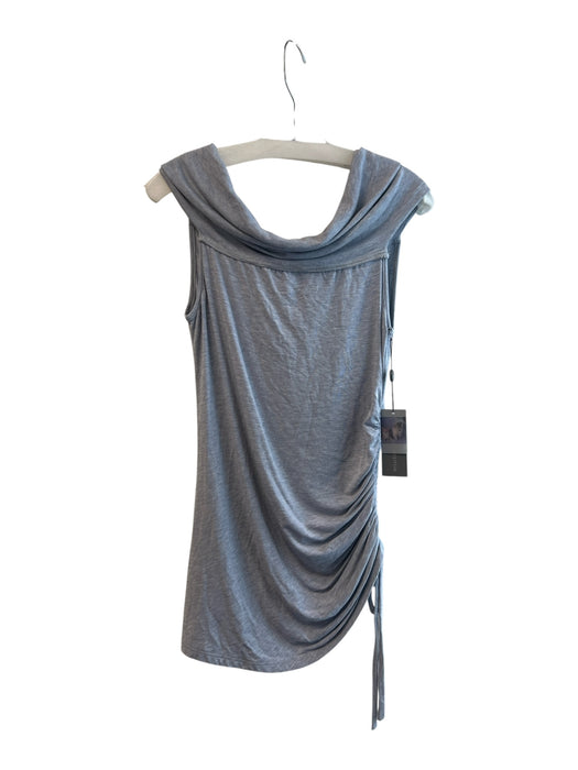 Lola & Sophie Size Small Grey No Fabric Tag Side Ruching Sleeveless Top Grey / Small