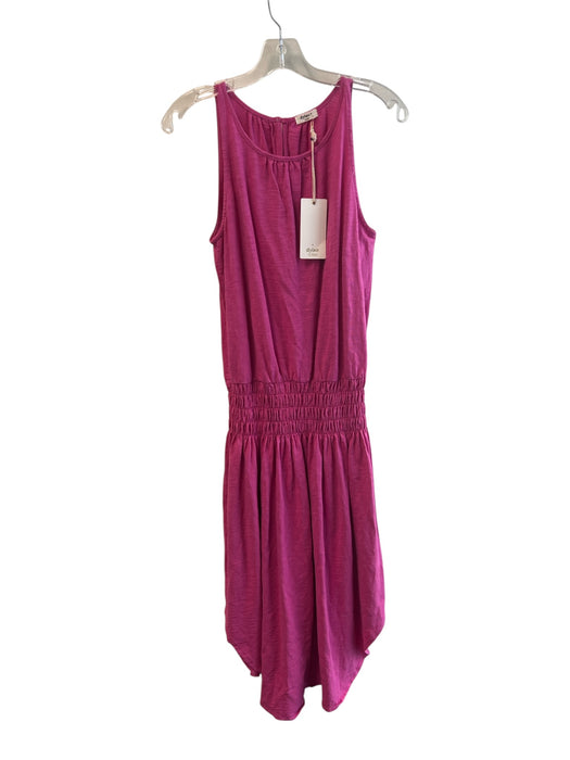 Dylan Size Small Pink No Fabric Tag Smocked Waist Band Sleeveless Keyhole Dress Pink / Small