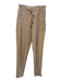 Esqualo Size 6 nude Nylon Tie Waist Side Pocket Skinny Pants nude / 6