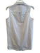 Hinson Wu Size 4 White No Fabric Tag Sleeveless Collared Button Down Top White / 4