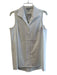 Hinson Wu Size 4 White No Fabric Tag Sleeveless Collared Button Down Top White / 4