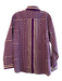 Hinson Wu Size S Purple Cotton & Spandex Collared Button Up Long Sleeve Top Purple / S