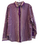 Hinson Wu Size S Purple Cotton & Spandex Collared Button Up Long Sleeve Top Purple / S