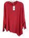 Stark X Size Est M Red No Fabric Tag Knit Round Neck Batwing sleeves Top Red / Est M