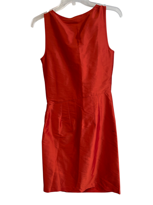 Lizzie P.M. Size Est Small Rust No Fabric Tag Sleeveless V Neck Side Zip Dress Rust / Est Small