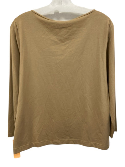 Hinson Wu Size Small Khaki Beige Long Sleeve Top Khaki Beige / Small