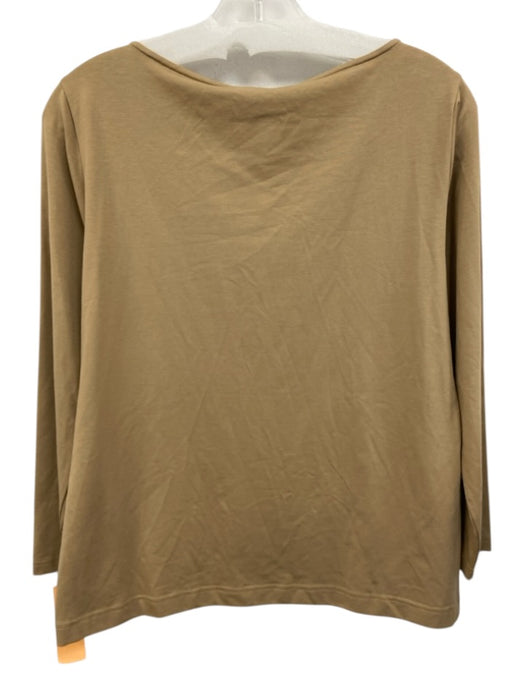 Hinson Wu Size Small Khaki Beige Long Sleeve Top Khaki Beige / Small