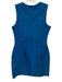 Lizzie P.M. Size Est Small Blue Sleeveless Iridescent Dress Blue / Est Small