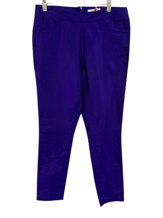 Lizzie P.M. Size Small Purple Back Zip Skinny Pants Purple / Small