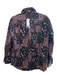 Tribal Jeans Size S Black & Multi Polyester Collared Button Down Quilted Jacket Black & Multi / S